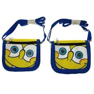 Nickelodeon Spongebob Squarepants Crossbody Kids Girls Coin Purse Bag Lot 2 Mini
